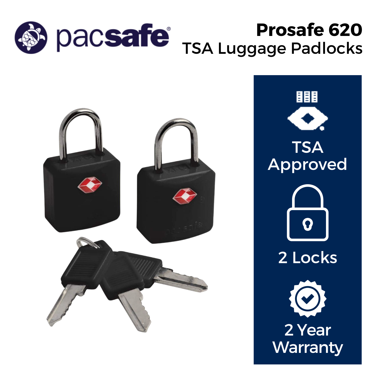 Prosafe® 1000 Travel Sentry® Approved combination padlock