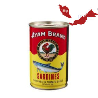 Cá Mòi Sốt Cà Chua Ayam Brand 155g