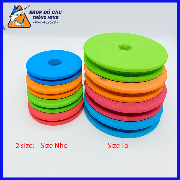 Combo 5 Xốp Quấn Dây Trục Đủ 3 Size, Chất Lượng Tốt, Dễ Sử Dụng DT-01 ( Shop Đồ Câu Thông Minh )