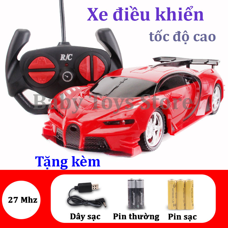 Xe điều khiển từ xa tốc độ cao pin sạc đa năng - Xe điều khiển địa hình - Xe điều khiển bằng tay - Xe đua tốc độ - Xe mô hình điều khiển bằng remote - Thế giới đồ chơi trẻ em - Quà tặng sinh nhật cho bé trai
