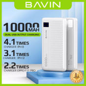 BAVIN 10000mAh Powerbank with Fast Charging and Flashlight
