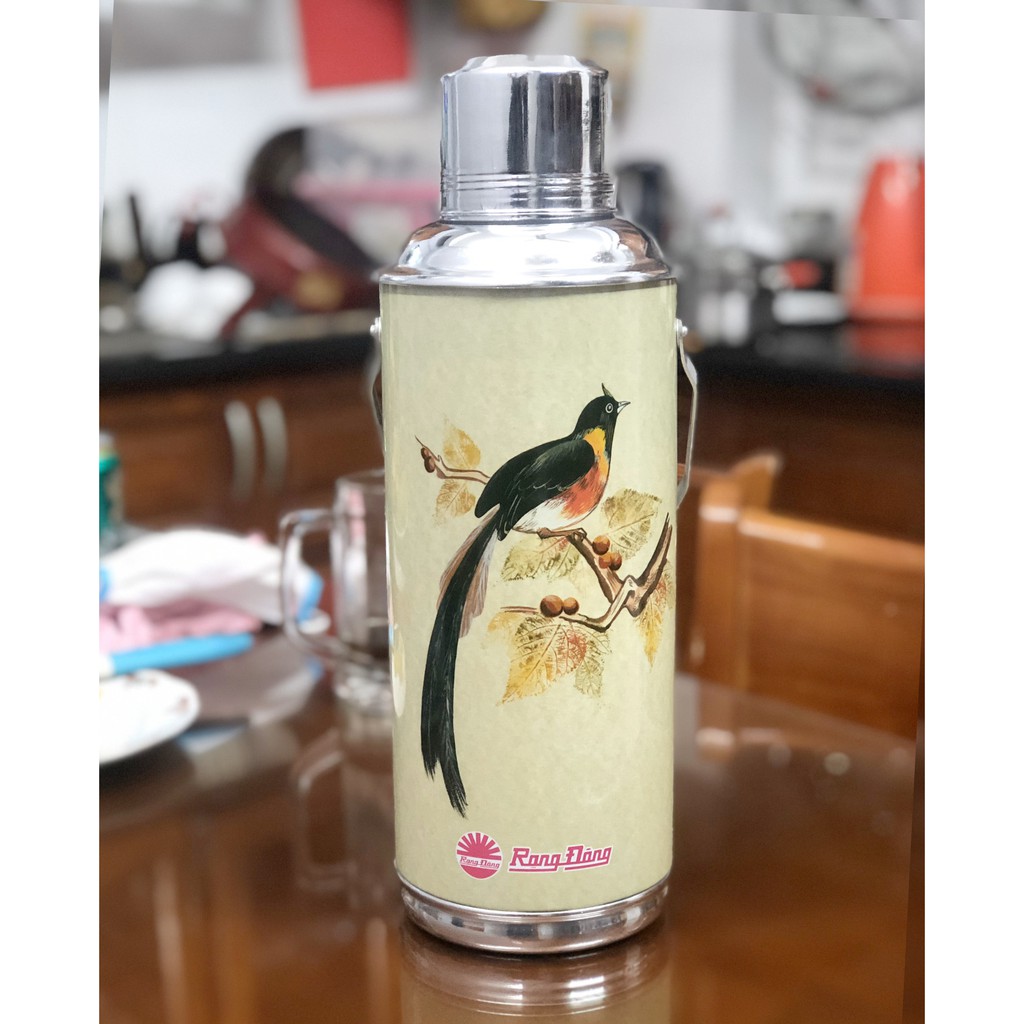 Phích đựng nước vỏ sắt 2 lít cao cấp Rạng Đông Model: 2035 S1