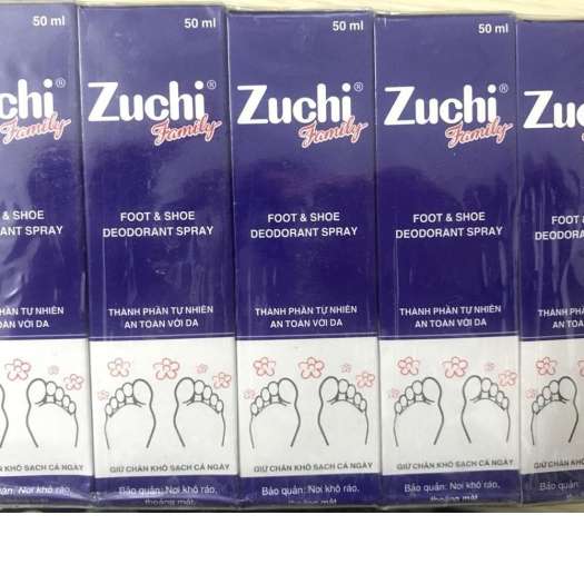 Combo 2 Chai Xịt Khử Mùi Giầy Zuchi