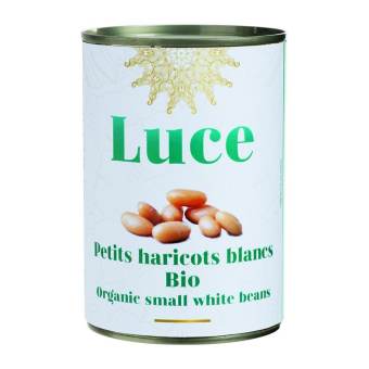 Đậu trắng hữu cơ đóng hộp LUCE 400g