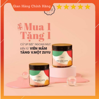 Viên Mầm Tăng V1 ZuYu  + Tặng Kèm 1 Hộp Mầm Tương Tự + Serum Massage Ngực + Thước Đo + Mặt Nạ Rwine Beauty ( Chính Hãng 100%)