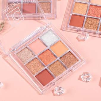 Bảng phấn mắt 9 ô mini nội địa trung màu đẹp mẫu mới nhất giá rẻ dành cho học sinh nhiều tone phù hợp mọi loại da dễ trang điểm makeup - phấn mắt 1k 10k