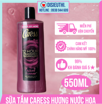 Sữa Tắm Caress Lưu Hương Nước Hoa 532ml Hàng Nhập Mỹ Giúp làm mịn Làn Da Với Hương Thơm Dễ Chịu Milk Bath caress save incense perfume 532ml
