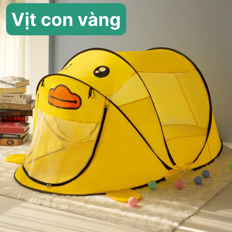 Lều Tự Bung Hình Thú Ngộ Nghĩnh Cho Bé Trai Và Bé Gái - Nhà Bóng Cho Bé ngủ bé vui chơi