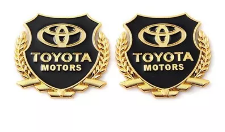 BỘ 2 HUY HIỆU LOGO TOYOTA