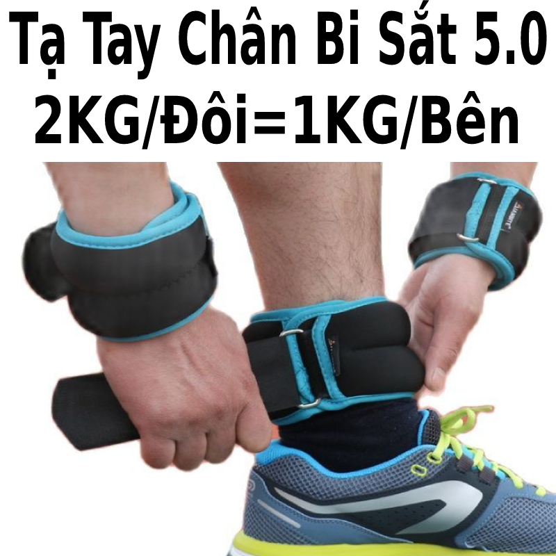 Tạ đeo chân tay tạ tập gym phiên bản 5.0 siêu mềm mại 2kg nâng cao thể lực giảm mỡ tăng cơ phát triển chiều cao sức bật và sức bền thiết bị tập tạ dành cho dân chuyên nghiệp