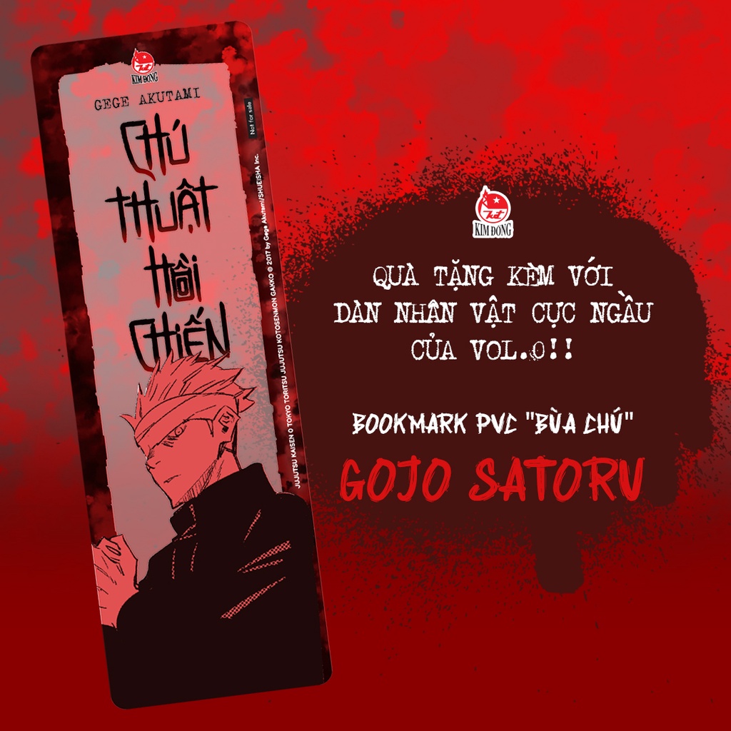 Chú thuật hồi chiến Vol 0 thường + book mark gojo
