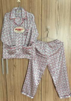 BỘ PIJAMA PHI BÓNG CHO ÔNG, ĐỒ NGỦ ÔNG GIÀ DÀI TAY