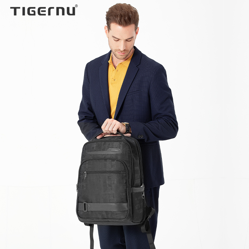 Tigernu 9058 ba lô nam ba lô đựng máy tính xách tay dung tích lớn 23l chống nước 15.6 inch ba lô đi học du lịch đại học dòng hoài cổ cho nam