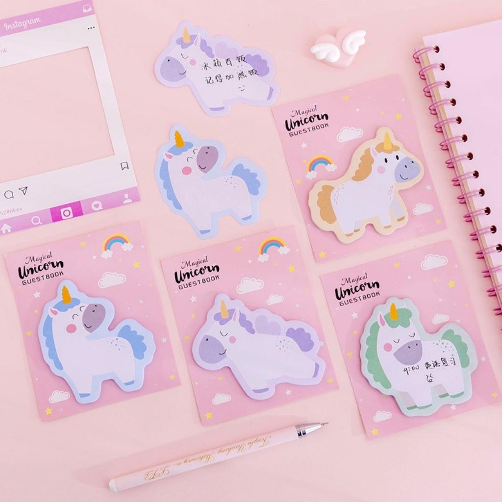Tập giấy note hình unicorn xinh xắn - TamaChan