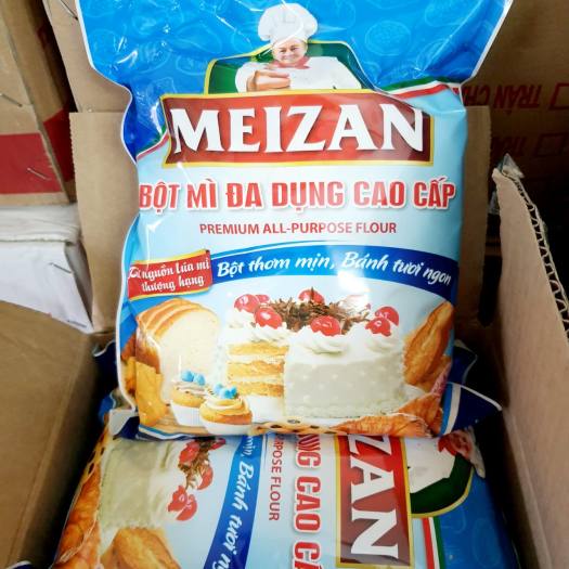 Sỉ 1 thùng bột mì meizan, 10 gói bột mì meizan 1kg
