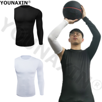 Áo Thun Dài Tay Một Cánh Tay Cho Nam Lớp Lót Bóng Rổ Đồ Thể Thao Bó Bó Sát Tập Gym Thể Hình Áo Chạy Thể Thao Trang Phục Ngoài Trời