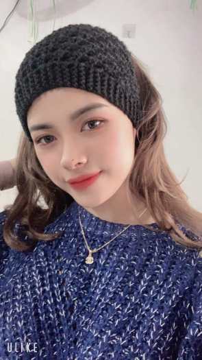 Mũ len nửa đầu, nón len nửa đầu cho chị em phụ nữ trẻ trung, năng động, cực kỳ ấm áp, phong cách HÀN QUỐC