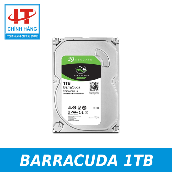 Ổ cứng máy tính bàn hdd seagate barracuda 1tb/64mb/3.5 - hàng chính hãng
