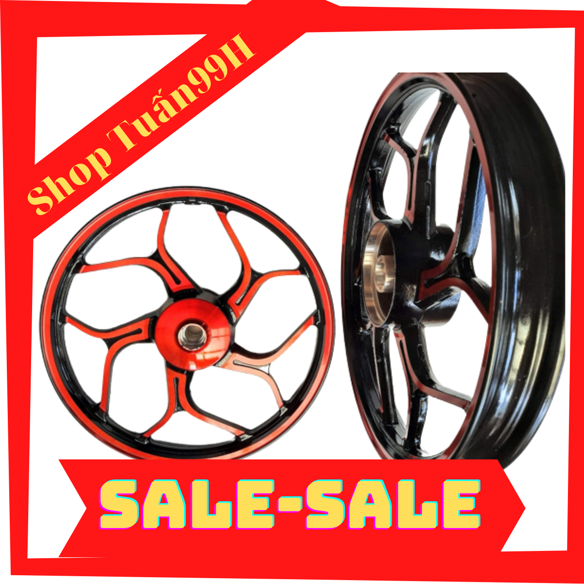 Mâm kiểu Asio dành cho Wave Alpha, Blade, Ws110 thắng đùm (cơ)