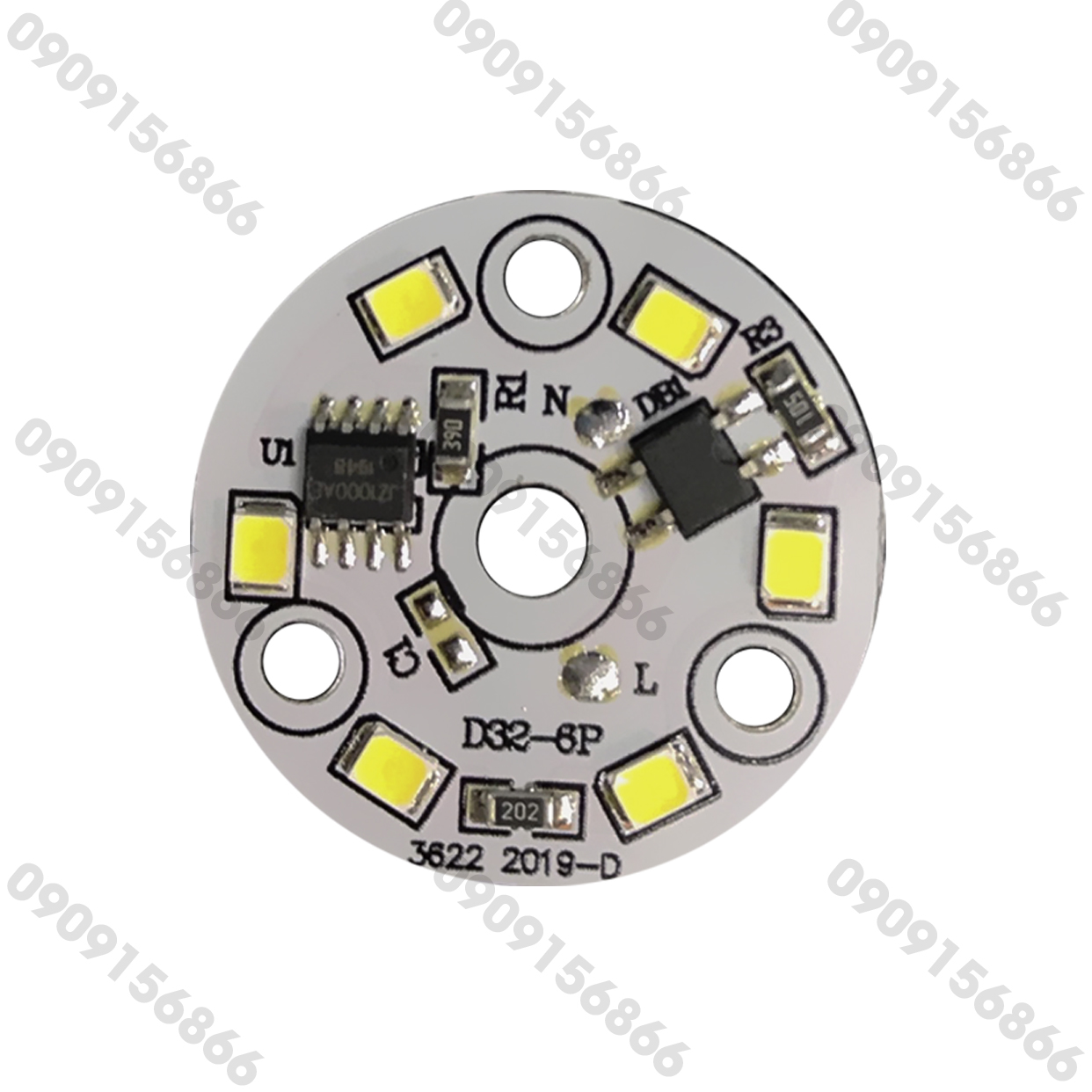 Đèn led vỉ tròn 220v 3w 5w 7w 12w 15w 18w 40w 80w