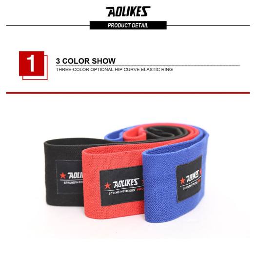 Dây Đai Kháng Lực AOLIKES Chống Trượt Hỗ Trợ Tập Squat / Chân / Hông / Đùi / Mông / Đùi Dành Cho Nam Và Nữ