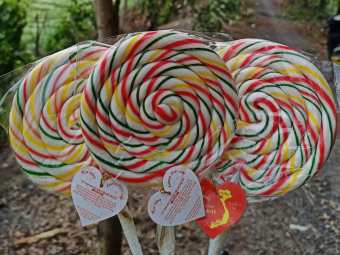 KẸO MÚT CẦU VÒNG TRÁI CÂY NGON TUYỆT ĐỈNH (LỚN XXL) COMBO 10 CÂY