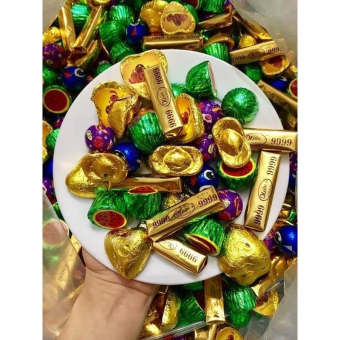 Combo 100gr kẹo socola mix thập cẩm đủ hình