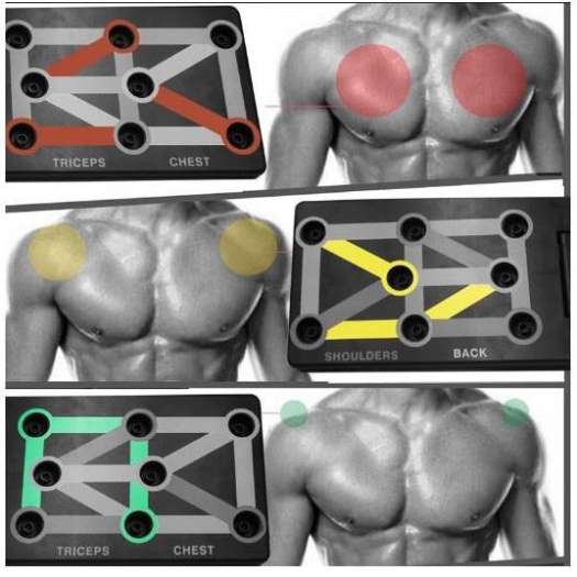 Dụng Cụ Hít Đất Đa Năng Bộ Dụng Cụ Tập Luyện Hít Đất Chống Đẩy Tập Gym Tại Nhà Cao Cấp Chính Hãng