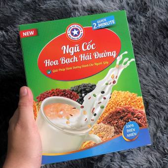 Combo 10 Hộp Bột Ngũ Cốc Tăng Cân Hoa Bạch Hải Đường - Tăng Cân - Lợi Sữa, Bổ Sung Chất Dinh Dưỡng Cho Người Già và Trẻ Nhỏ