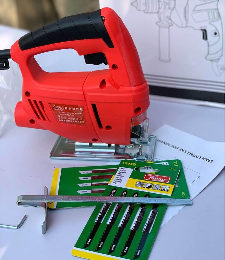 Máy cưa lọng cầm tay công suất lớn 1200w tặng kèm 10 lưỡi cắt