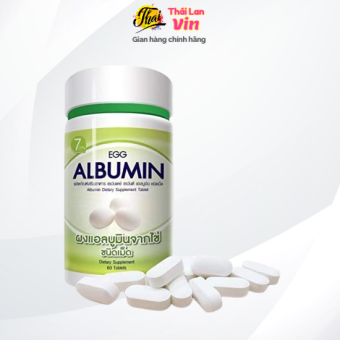 EGG Albumin Protein lòng trắng trứng dạng viên của Thái Lan