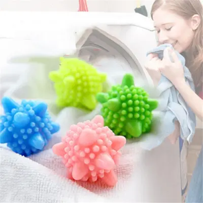 【Washing Cleaning Ball】Magic Laundry Ball for Household Cleaning Washing Machine Clothes Softener Super Starfish Shape Solid Cleaning Balls (1)