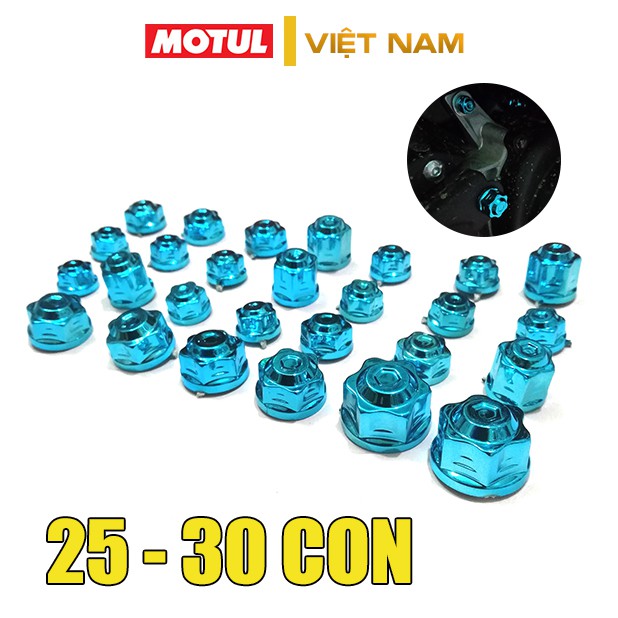 Chụp ốc trang trí xe máy bảo vệ ốc zin xe lắp được mọi dòng xe Exciter, Wave, Sirius, Dream, Winner, Winner X....