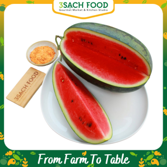 Dưa hấu ruột đỏ - trái 2kg