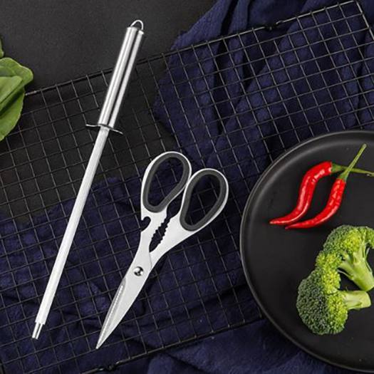 BỘ DAO LÀM BẾP NHẬT BẢN SEKI 5 MÓN LÀM TỪ THÉP KHÔNG GỈ - HÀNG CAO CẤP, BỘ DAO NHẬT, BỘ DAO NHÀ BẾP ( CÓ KỆ ĐỂ DAO )