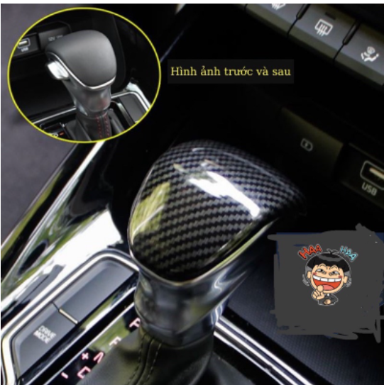 Ốp cần số xe ô tô KIA CERATO, KIA SELTOS, KIA K3, KIA SORENTO