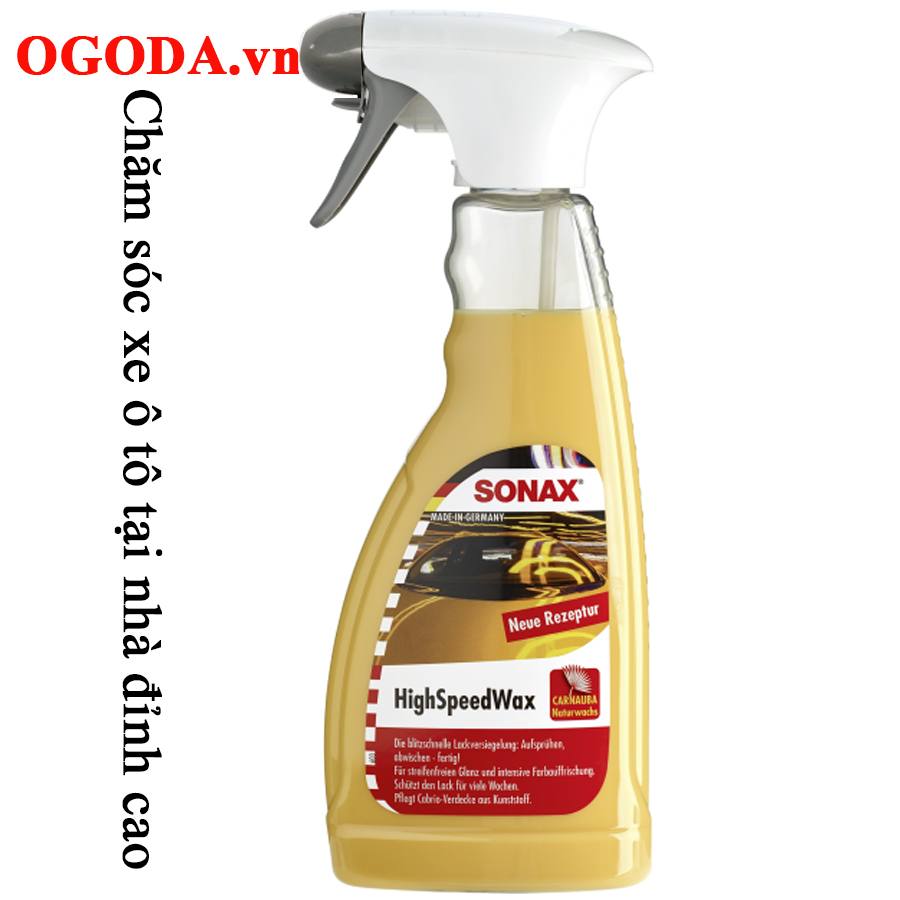 Dung dịch tạo bóng, bảo vệ sơn cao cấp SONAX High Speed Wax 500ml 288200