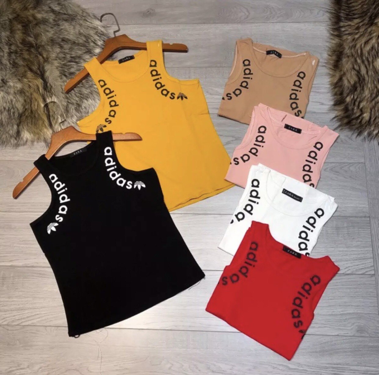 Áo ba lỗ ngược, áo croptop viền chữ thun cotton co giãn 4 chiều