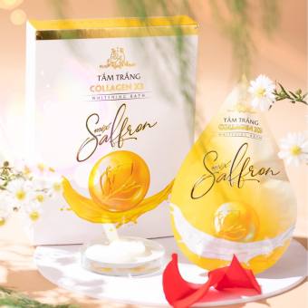 TẮM TRẮNG COLLAGEN X3 LUXURY MIX SAFFRON HỘP 3 GÓI CHÍNH HÃNG