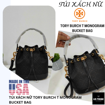 Túi Xách Nữ TORY BURCH T MONOGRAM BUCKET BAG in Black