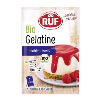 Bột Gelatin Hữu Cơ Ruf (gói 9 gram)