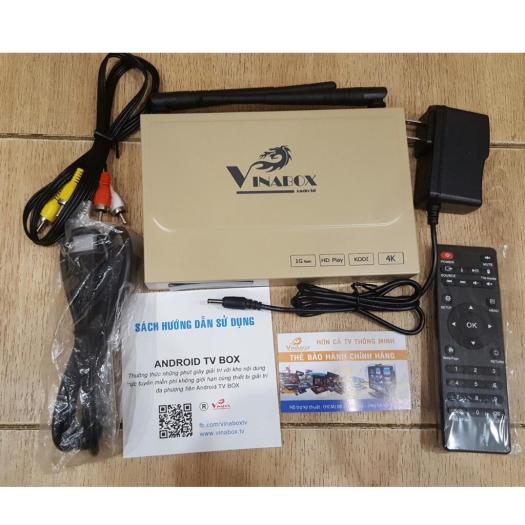 Android TV Box VINABOX X2-2020: Phiên bản mới Android 7.1.2  thiết kế sang trọng  2 râu Anten bắt Wifi khỏe