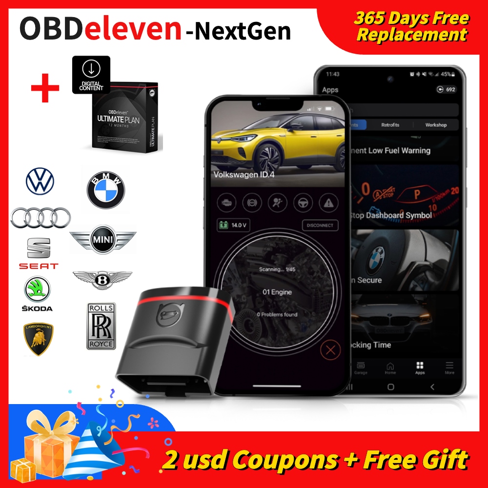 Obdeleven Pro Obd2 Diagnostic Scanner For Volkswagen Audi Seat