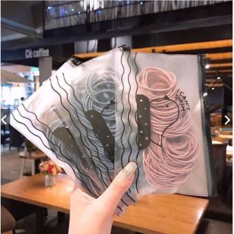 Set 100 dây buộc tóc siêu dai đủ màu