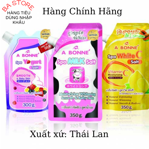 Muối tắm trắng da spa abonne 350g