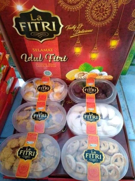 Kue lebaran paket isi 6 — Kue kering lebaran paket isi 6