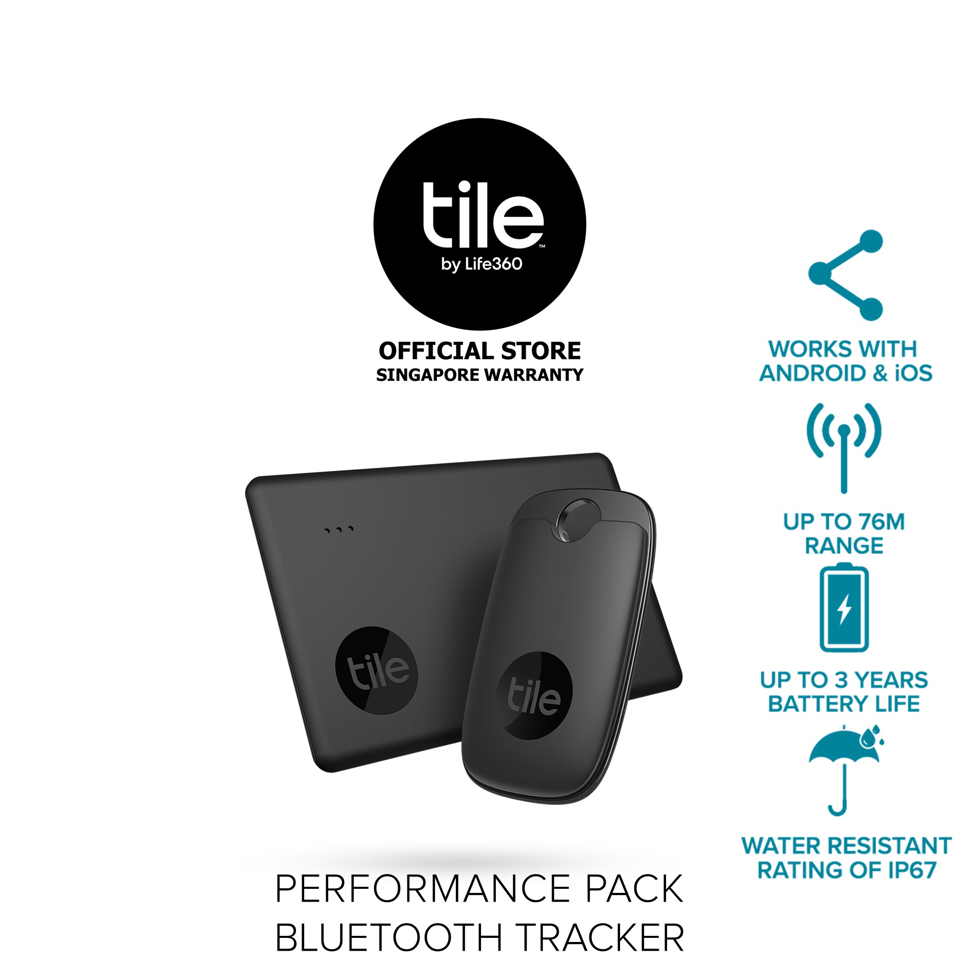 Tile Slim 1-Pack. Thin Bluetooth Tracker, Wallet Finder and Item Locator  for Wallet, Luggage Tags and More; Up to 250 ft. Range. Water-Resistant.
