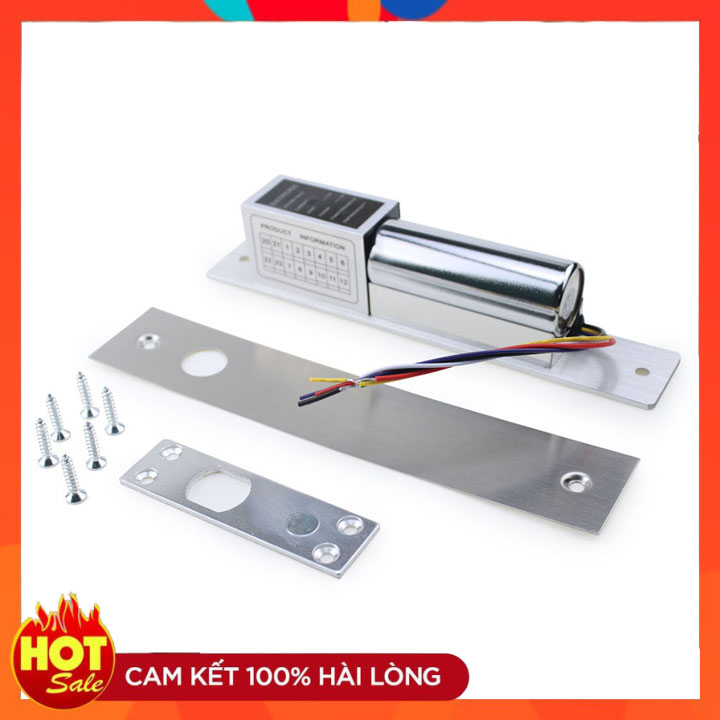 Khóa chốt cửa điện từ 12V có độ trễ với lực giữ 1000kg