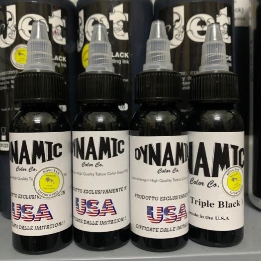 Mực xăm hình màu đen chính hãng dynamic blk