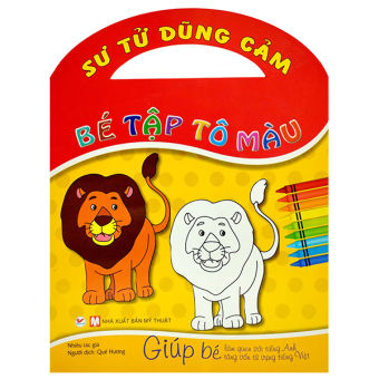 Fahasa - Bé Tập Tô Màu - Sư Tử Dũng Cảm